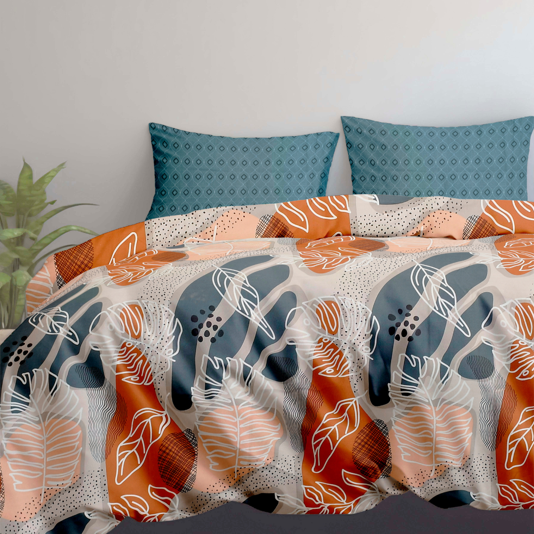 Bonafide Bedsheet – OOA 144 GSM Polyester King Size Set